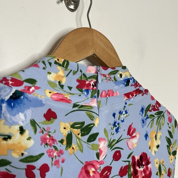 Vince Camuto Floral Dress Womens Size 12 Graduation Wedding Guest Summer Event - Picture 10 of 10